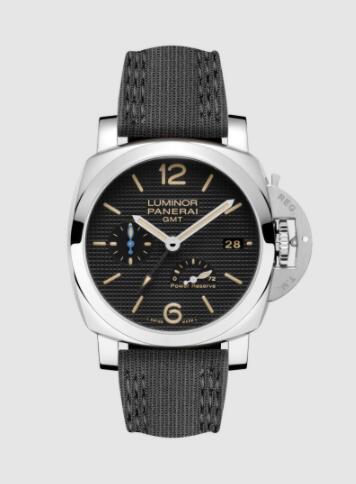 Panerai Luminor GMT Power Reserve 42mm Replica Watch PAM01537 RECYCLED PET BLACK